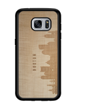 CityScape Wooden Phone Case (Boston MA Skyline)