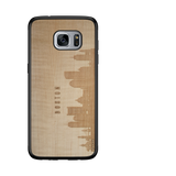 CityScape Wooden Phone Case (Boston MA Skyline)