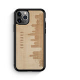 CityScape Wooden Phone Case (Chicago IL Skyline)