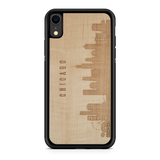 CityScape Wooden Phone Case (Chicago IL Skyline)