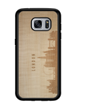 CityScape Wooden Phone Case (London England Skyline)