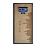CityScape Wooden Phone Case (New York NY Skyline)