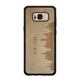 CityScape Wooden Phone Case (New York NY Skyline)