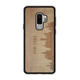 CityScape Wooden Phone Case (New York NY Skyline)
