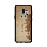 CityScape Wooden Phone Case (Portland OR Skyline)