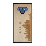 CityScape Wooden Phone Case (San Diego CA Skyline)