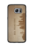 CityScape Wooden Phone Case (San Francisco CA Skyline)