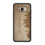 CityScape Wooden Phone Case (San Francisco CA Skyline)