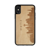 CityScape Wooden Phone Case (Seattle WA Skyline)