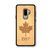 Slim Wooden Phone Case - Canada Eh? in Shimmering Maple