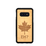 Slim Wooden Phone Case - Canada Eh? in Shimmering Maple