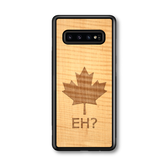 Slim Wooden Phone Case - Canada Eh? in Shimmering Maple