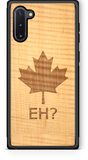 Slim Wooden Phone Case - Canada Eh? in Shimmering Maple