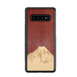 Slim Wooden Phone Case (Mt. Rainier Purple Heart Sky)