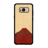 Slim Wooden Phone Case (Mt. Rainier Shimmering Maple Sky)