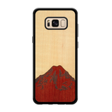 Slim Wooden Phone Case (Mt. Rainier Shimmering Maple Sky)