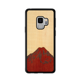 Slim Wooden Phone Case (Mt. Rainier Shimmering Maple Sky)