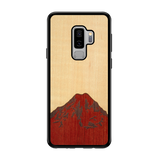 Slim Wooden Phone Case (Mt. Rainier Shimmering Maple Sky)