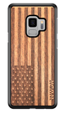 Slim Wooden Phone Case (American Flag in Mahogany)