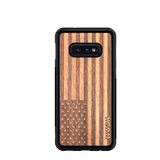 Slim Wooden Phone Case (American Flag in Mahogany)