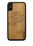 Slim Wooden Phone Case (Yoga Lotus)