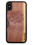 Slim Wooden Phone Case (Yoga Lotus)