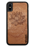 Slim Wooden Phone Case (Yoga Lotus)
