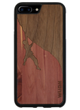 Slim Wooden Phone Case (Rock Climber Inlay)