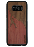 Slim Wooden Phone Case (Rock Climber Inlay)