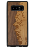 Slim Wooden Phone Case (Sawtooth Mountains Walnut Sky)