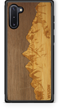 Slim Wooden Phone Case (Sawtooth Mountains Walnut Sky)
