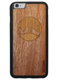 Slim Wooden Phone Case (Tree of Life Inlay with Mahogany & Bamboo)