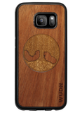 Slim Wooden Phone Case (Tree of Life Inlay with Mahogany & Bamboo)