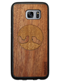 Slim Wooden Phone Case (Tree of Life Inlay with Mahogany & Bamboo)
