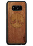 Slim Wooden Phone Case (Tree of Life Inlay with Mahogany & Bamboo)