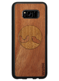 Slim Wooden Phone Case (Tree of Life Inlay with Mahogany & Bamboo)