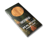 Slim Wooden Phone Case (Tree Stump in Mahogany)