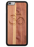 Slim Wooden Phone Case (Yoga Aum)