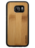 Slim Wooden Phone Case (Yoga Aum)