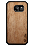 Slim Wooden Phone Case (Yoga Aum)
