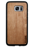 Slim Wooden Phone Case (Yoga Aum)