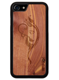 Slim Wooden Phone Case (Yoga Ganesha)