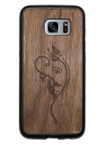 Slim Wooden Phone Case (Yoga Ganesha)