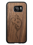 Slim Wooden Phone Case (Yoga Ganesha)