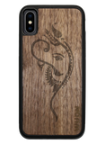 Slim Wooden Phone Case (Yoga Ganesha)