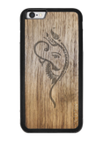 Slim Wooden Phone Case (Yoga Ganesha)
