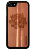 Slim Wooden Phone Case (Yoga Lotus)
