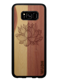 Slim Wooden Phone Case (Yoga Lotus)
