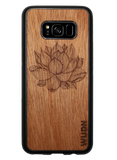 Slim Wooden Phone Case (Yoga Lotus)